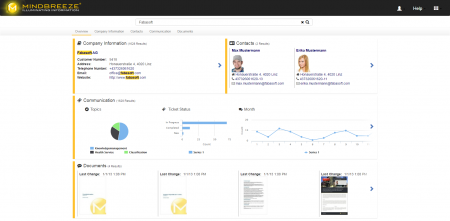 screenshot of Mindbreeze InSpire